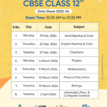 सीबीएसई 12वीं बोर्ड परीक्षा 2024 की डेटशीट: मुख्य जानकारी, भविष्य की तैयारी और तनाव प्रबंधन के टिप्स